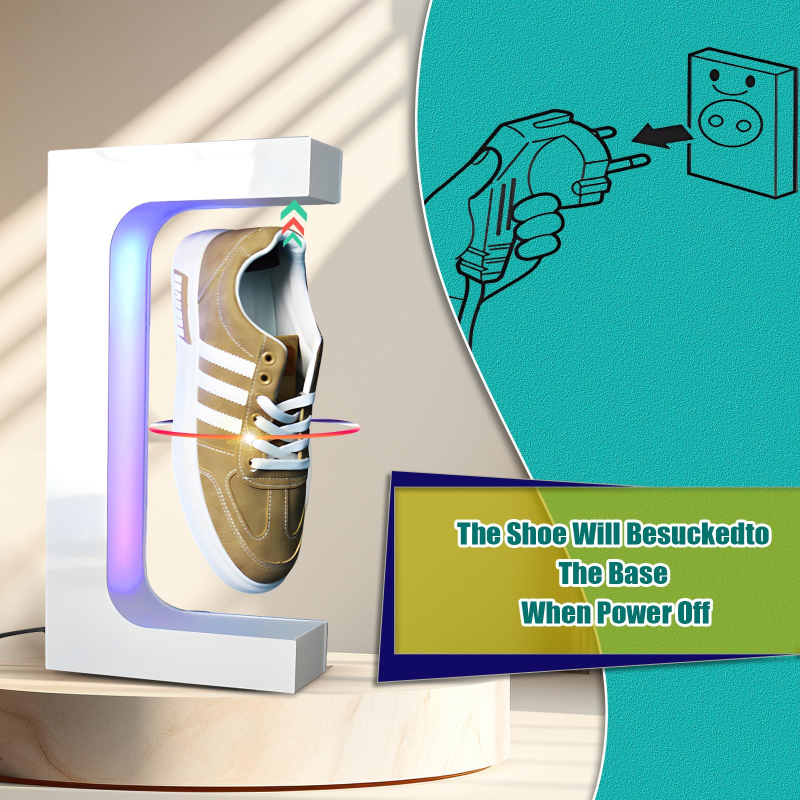 Amazon.com: Levitating Shoe Display Floating Sneaker Stand