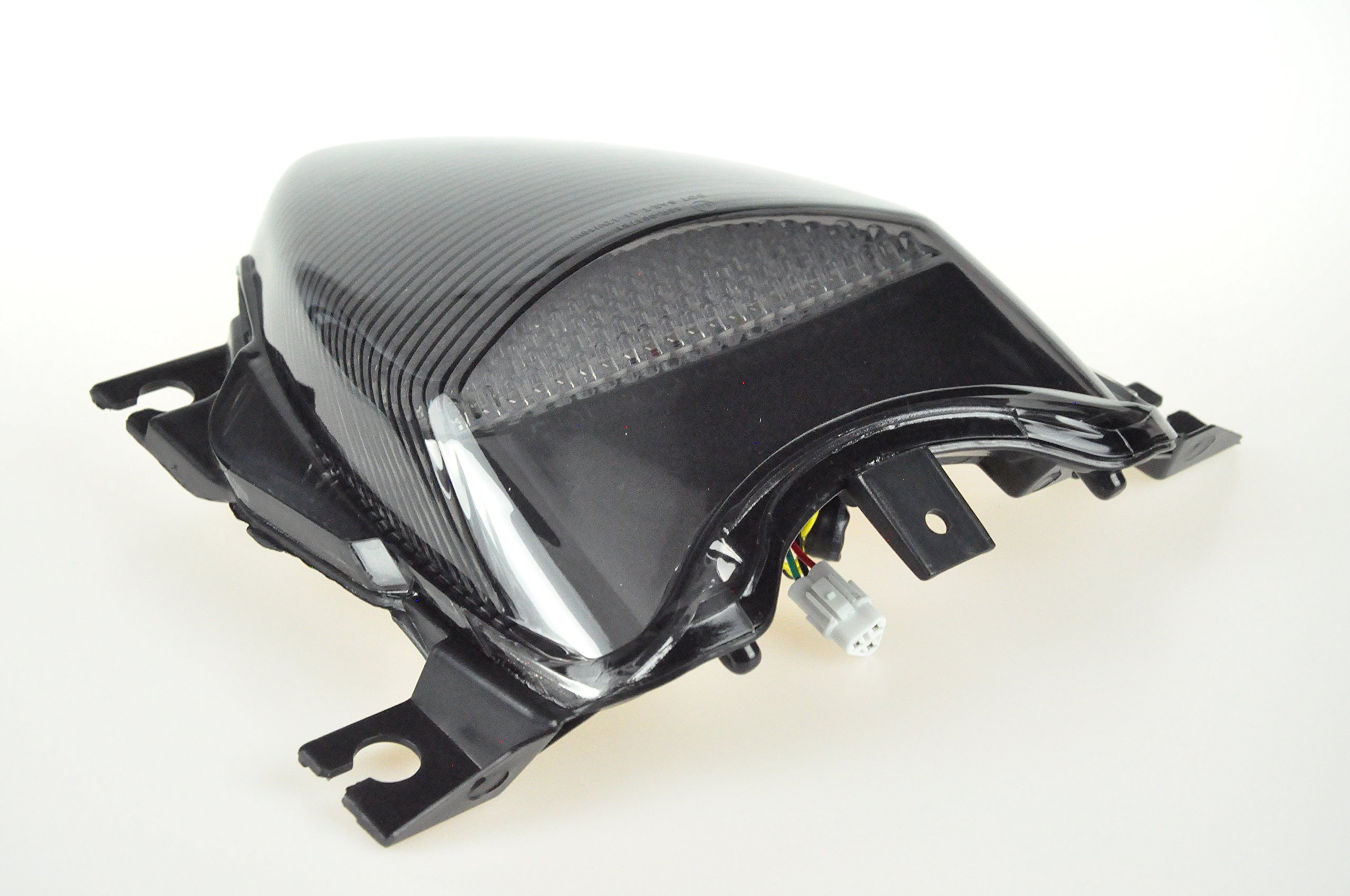 Moto Led Stop & Feu Arrière avec Intégré Clignotants pour Suzuki 2006-2018 M109/R; Intruder 1800 (Gris)