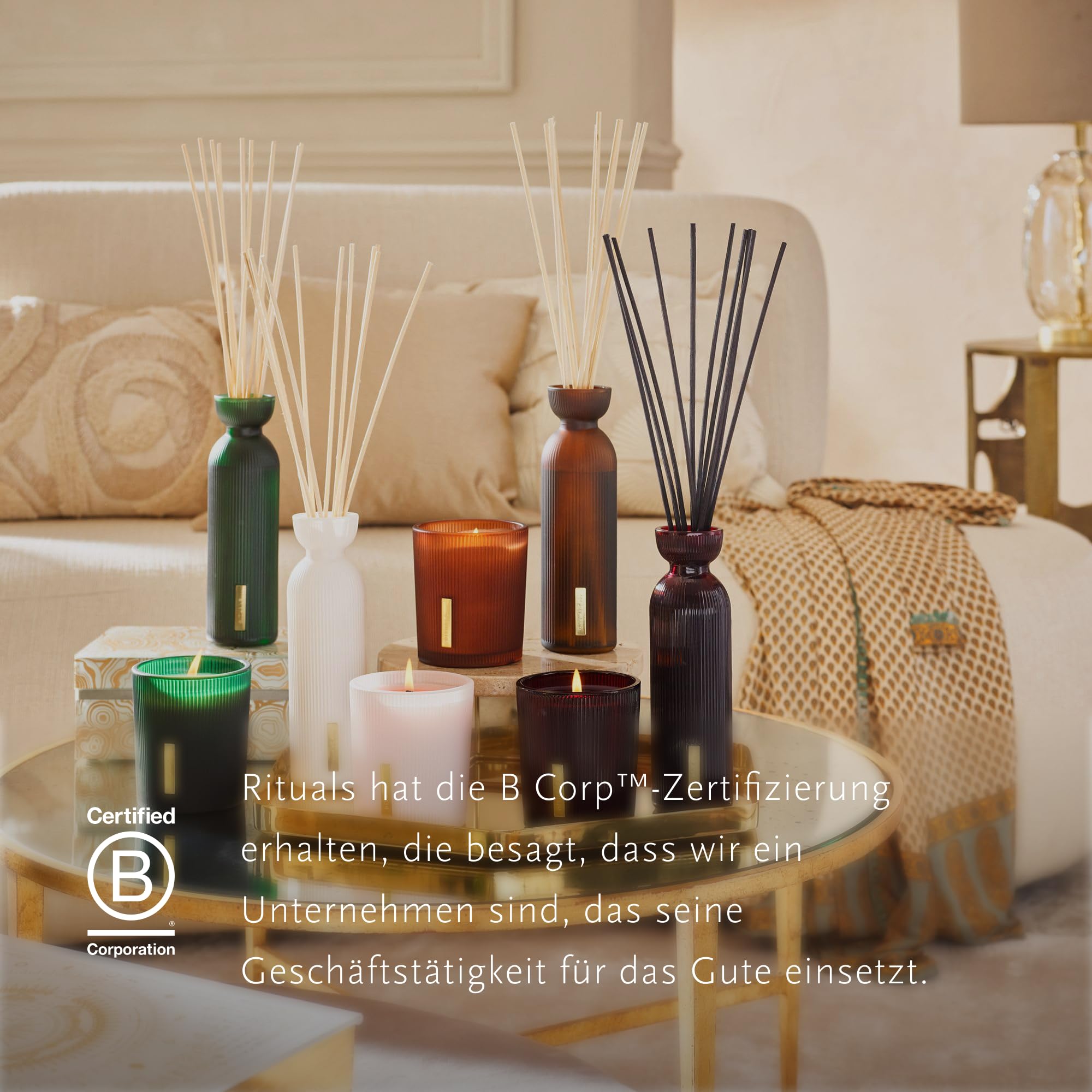 RITUALS Geschenkset Das Ritual von Sakura | Duftkerze und Duftstäbchen mit Reismilch und Kirschblüten | Geschenkidee mit zartem, langanhaltendem Duft