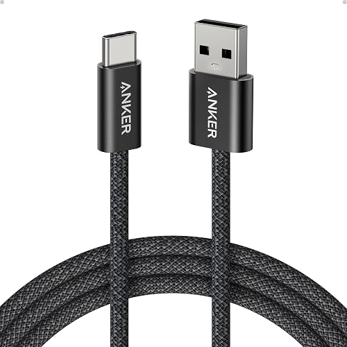 Anker Zolo USB to USB C Cable for CarPlay (6 ft, Black)