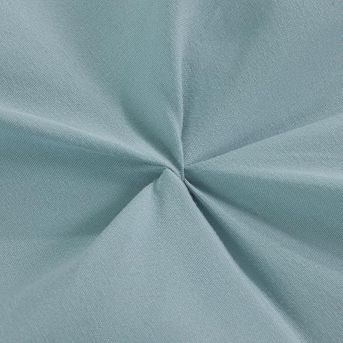 Miniatura 6 de HOMBYS Juego de edredón tamaño King extragrande, ultra suave con pliegues para cama King, edredón alternativo con volantes para todas las estaciones