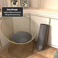 Vista 73 de Red Lantern Pantalla de onda de bambú corta de 4 pies - Blanco