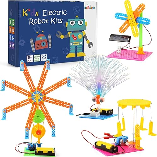 Miniatura 3 de Juego de 9 kits de manualidades STEM para niños, actividades de proyectos científicos para niños de 8 a 10 años, juguetes de ingeniería electrónica