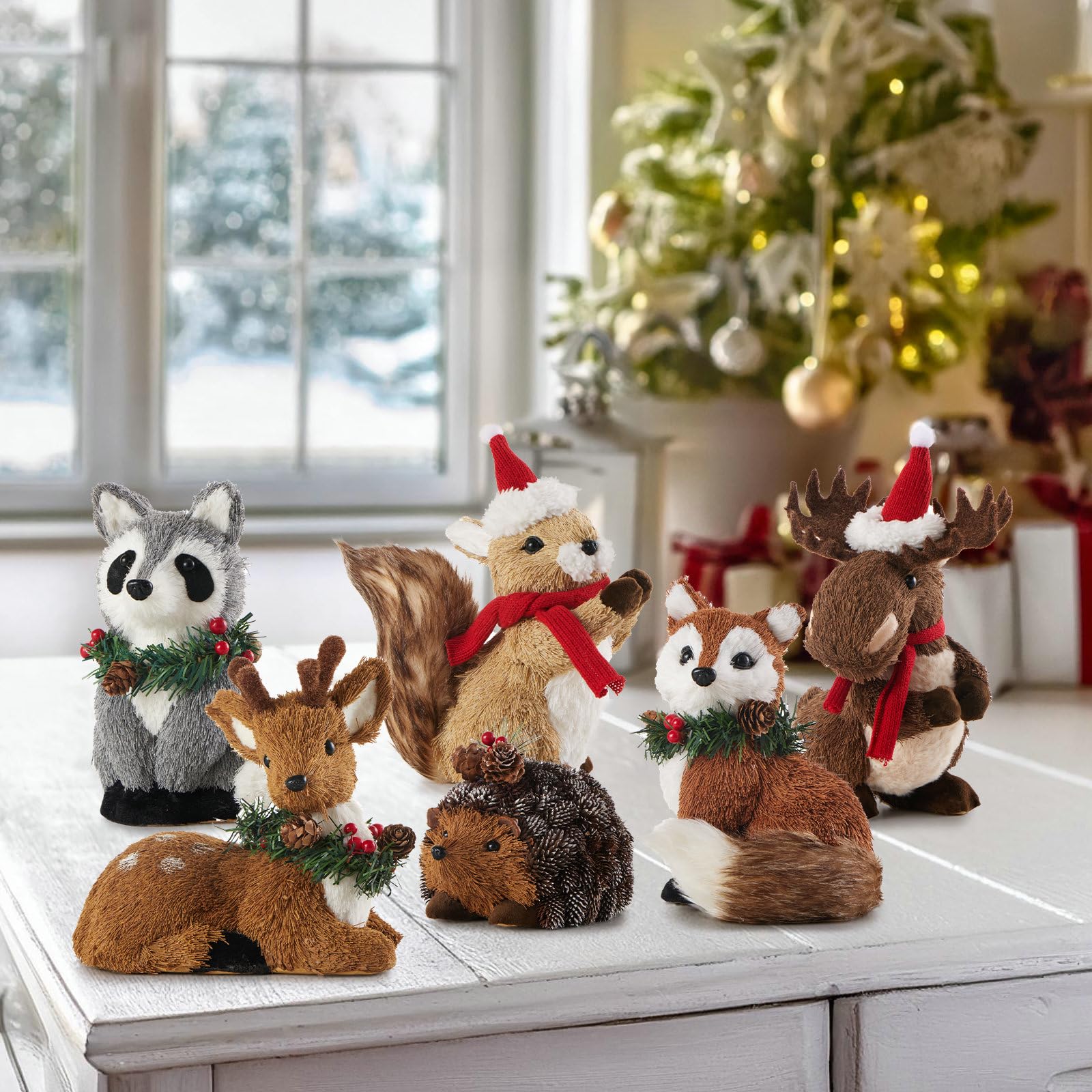 Amazon.com : naturevibe 8.3 Inches Sisal Fox Figurine for Rustic