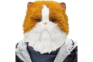 PartyHop Siamese Cat Costume Plush Kitten Animal Latex Mask