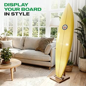 【新古品】COR Surf製 バンブー素材 サーフボード用ラック Amazon | COR Surf製バンブー素材サーフボード用スタンド