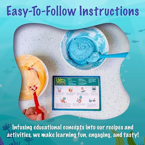 Miniatura 4 de I'm The Chef Too! Kit de pasteles bajo el mar para niños, aventura comestible que permite a los niños explorar el océano, criaturas marinas y más,