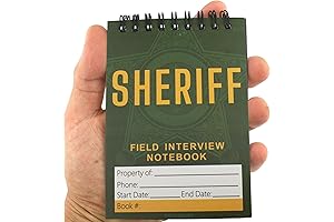Law Enforcement Incident Report Notepads: Essential EDC for Officers