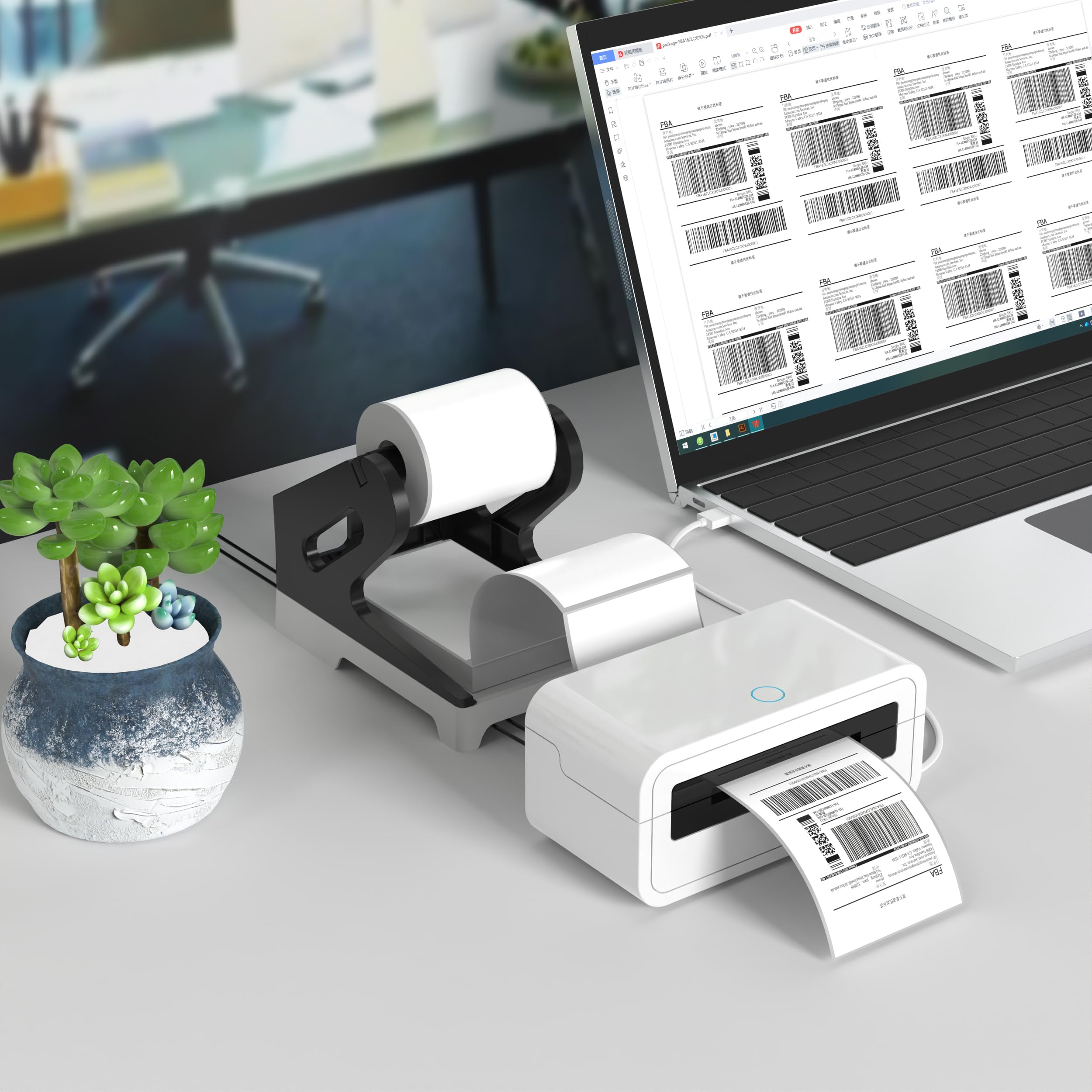 Snapklik.com : HBlife Label Holder For Rolls And Fan-Fold Labels ...
