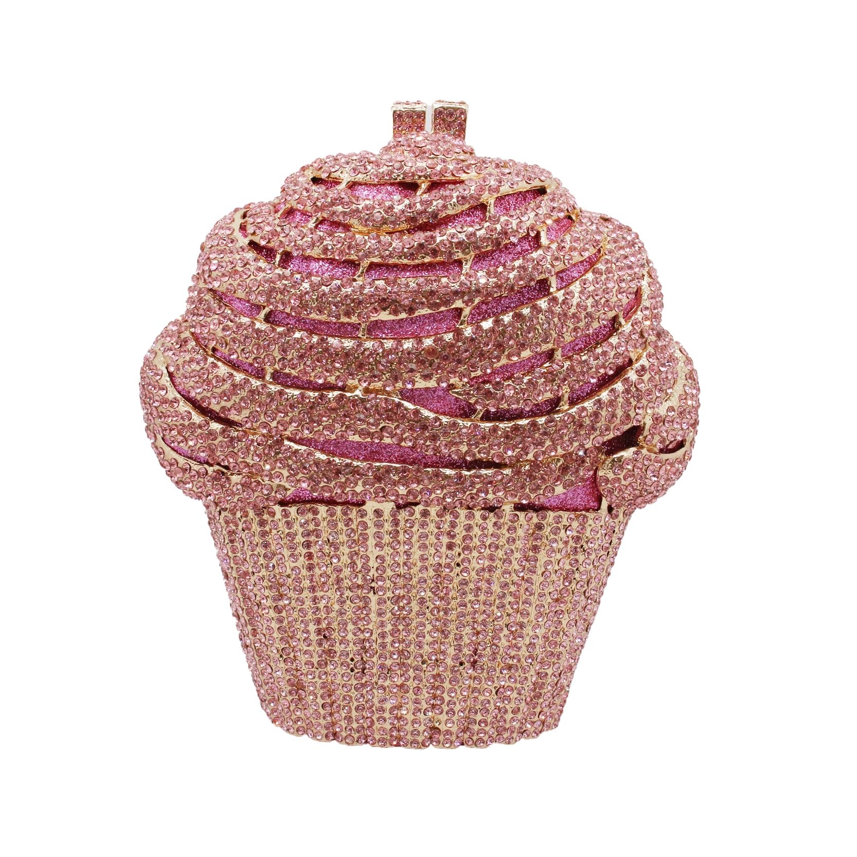 PENGZHI Women Ice Cream Crystal Evening Bag Luxury Rhinestone Clutch Wedding Party Minaudiere Purse and Handbag for Cocktail