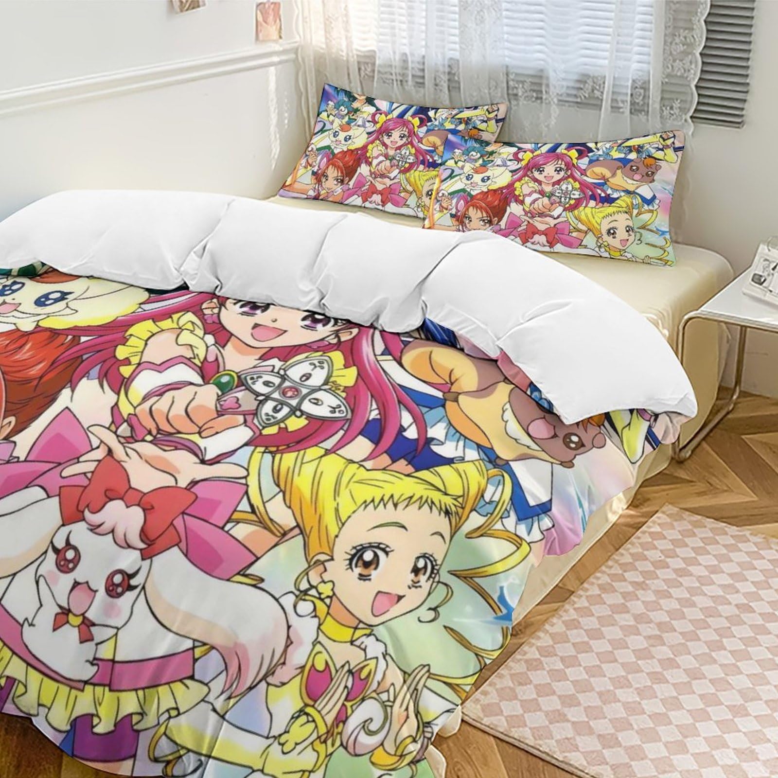 Amazon｜プリキュア (6) 寝具 3ピース 掛け布団セット ンベッド