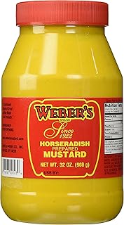 Buffalo's Own Weber's Brand Original Horseradish Mustard 32oz.