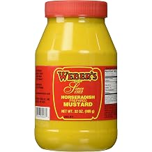 Buffalos Own Webers Brand Original Horseradish Mustard 32oz.