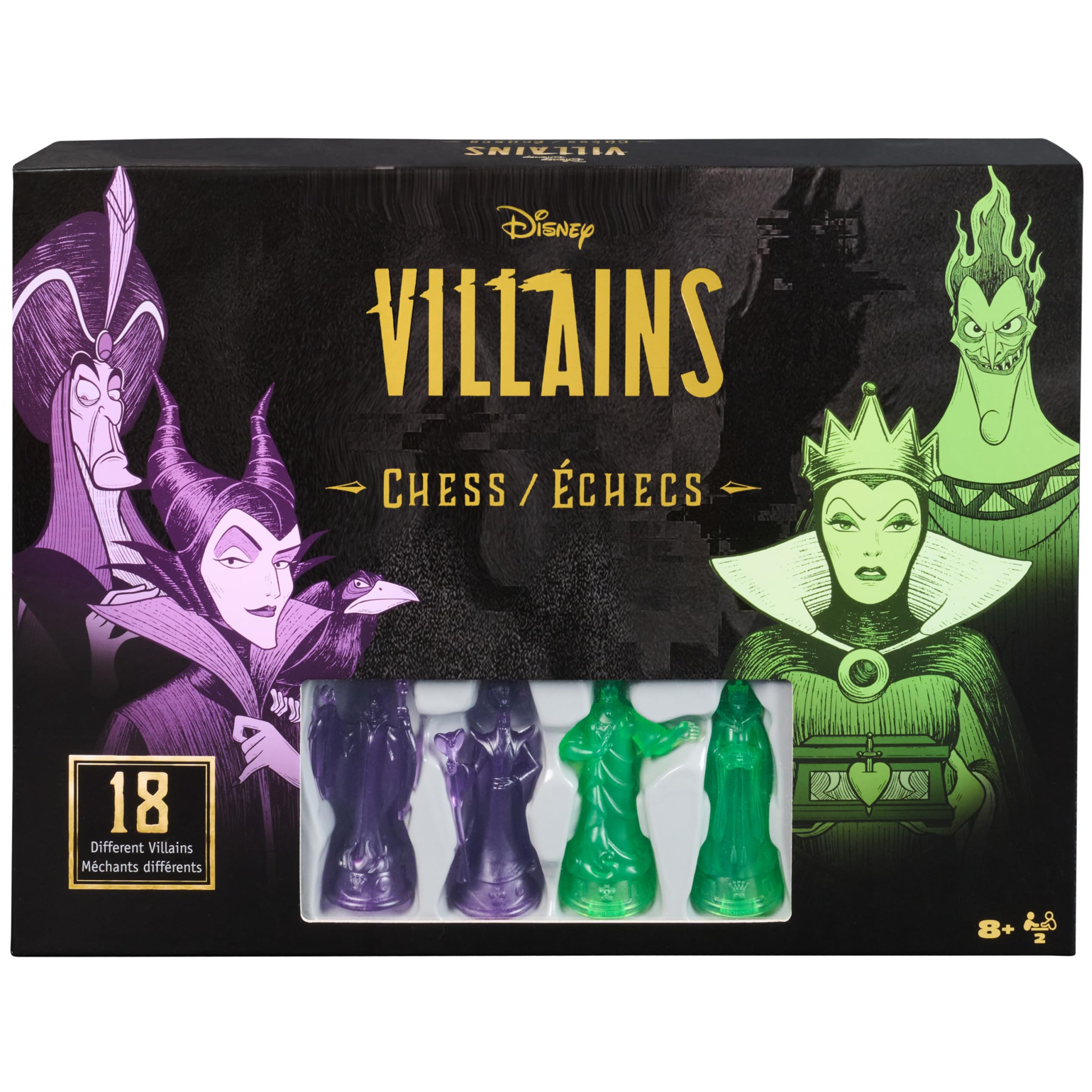 Amazon.com: Spin Master Games, Disney Villains Chess Set for