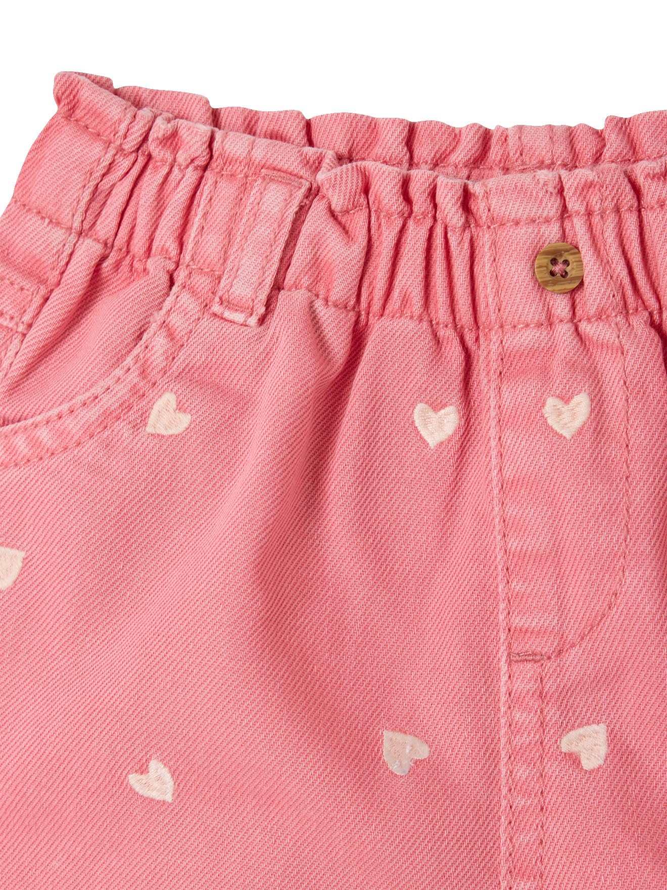 VERTBAUDET Baby-Shorts für Mädchen, bestickt