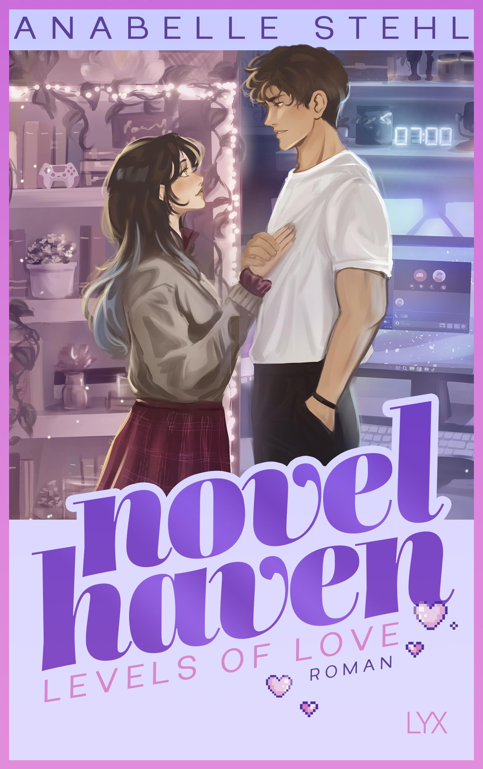 Novel Haven - Levels of Love: Mit Motivfarbschnitt und Stickerbogen zum Gestalten von Novel Haven in der Innenklappe in der Erstauflage