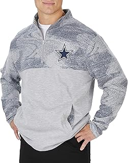Zubaz Forro polar Sherpa con cremallera de 1/4 para hombre