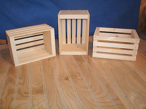 Miniatura 4 de 8" wooden crate storage crate centerpiece crate crate decor wooden crate wood crate handmade wood crate wedding decor crate