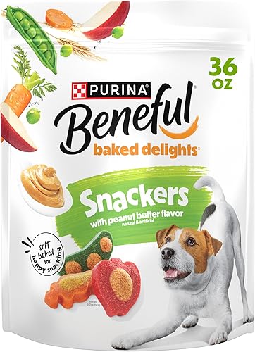 Purina Beneful Made in USA Facilities - Golosinas de entrenamiento para perros aperitivos horneados bolsa de 36 onzas Purina Beneful Made in USA Facilities - Golosinas de entrenamiento para perros aperitivos horneados bolsa de 36 onzas