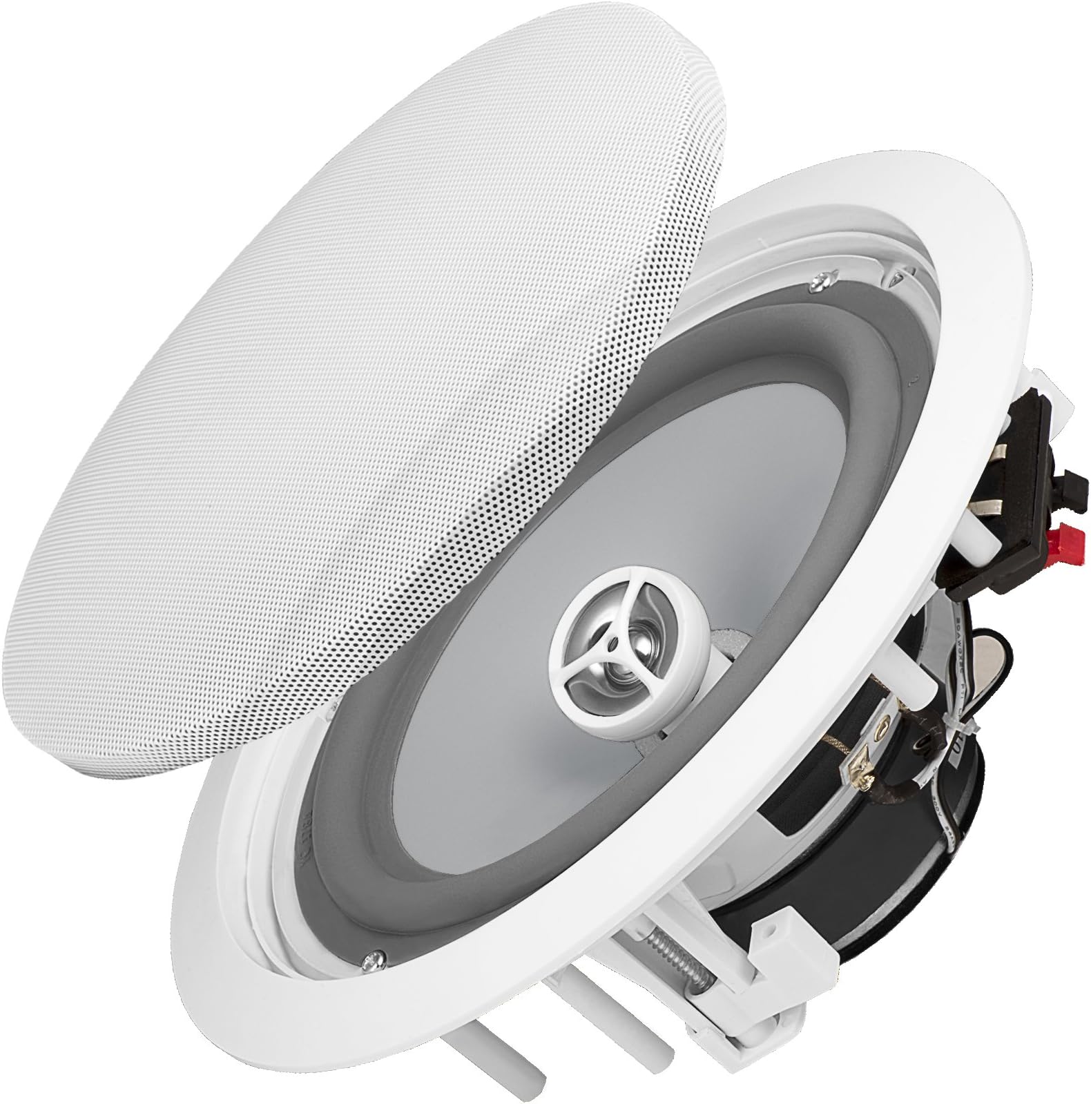 OSD Audio Weatherproof in-Ceiling Audio Speaker Pair - Indoor/Outdoor Stereo - ICE800WRS