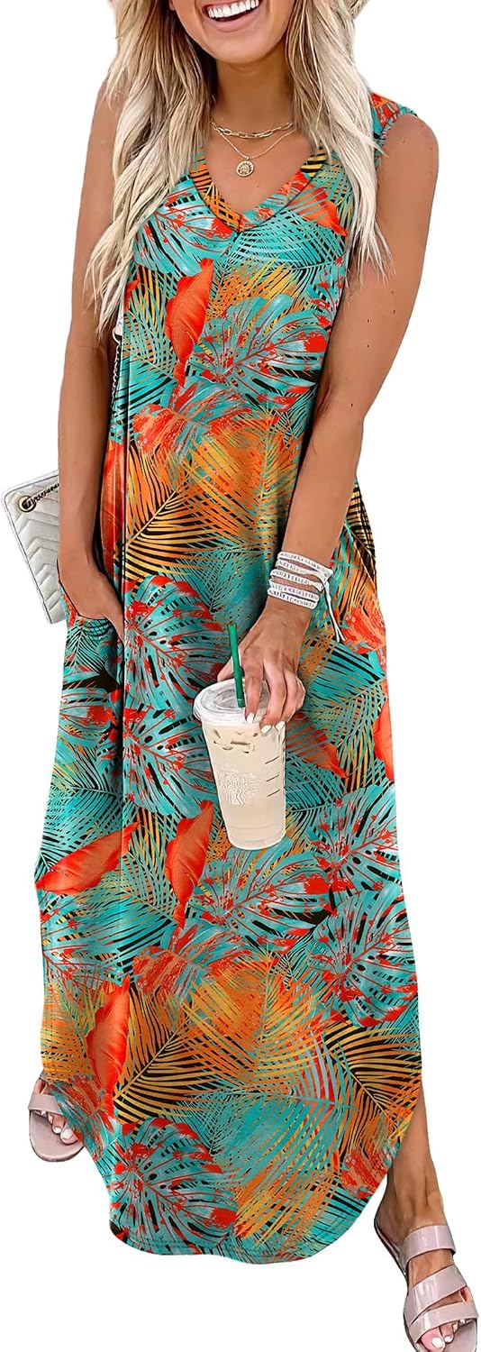 Floral Blue Orange