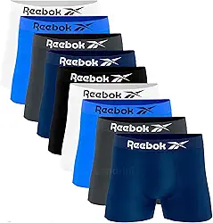 Kit 9 Cuecas Boxer Reebok Masculina Microfibra Sem Costura Conforto Original