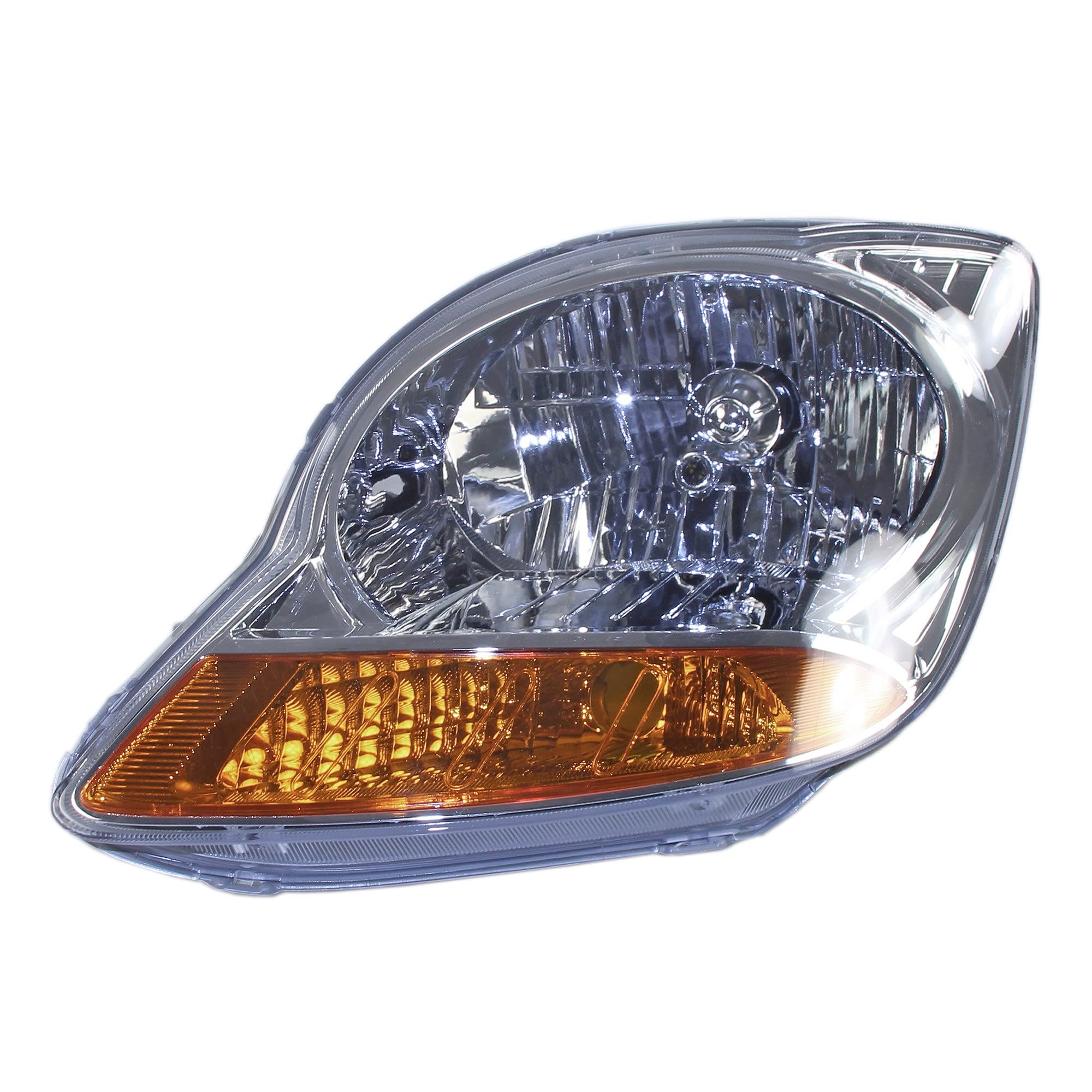 BESTPRICE 1x faro principale anteriore sinistro H4 con servomotore per livellamento fari, compatibile con CHEVROLET MATIZ (M200, M250)