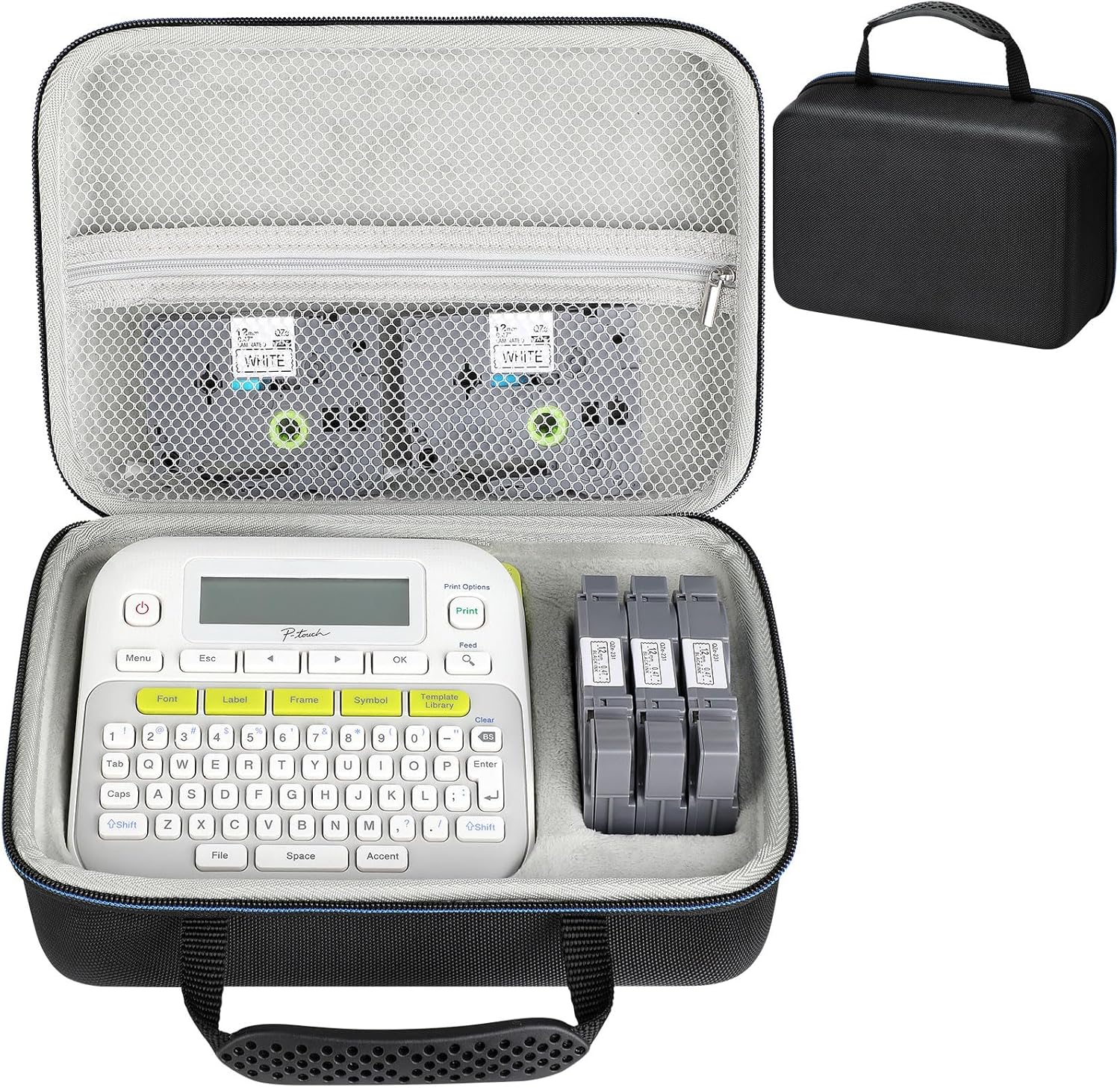 Case Compatible with Brother p Touch ptd220 d210 Portable Storage Holder Case Fits Brother Label Maker (Box Only)