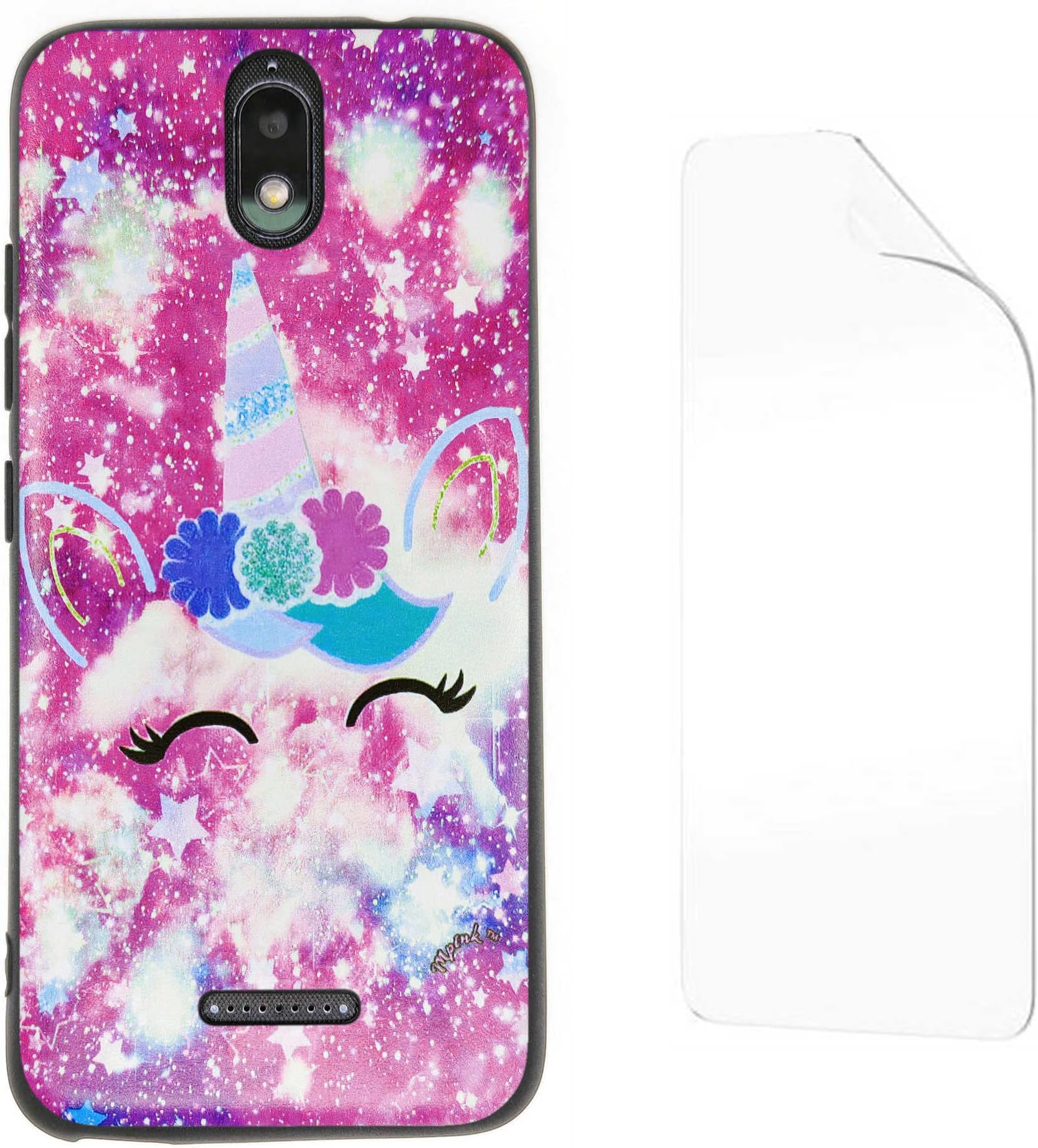 jioeuinly Case Compatible for Hot Pepper Serrano 3 Phone Case A95B A95C A95J Case Cover + Film Soft TPU Screen Protector DJS