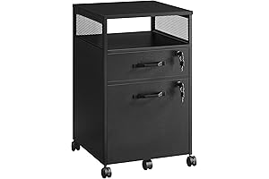 VASAGLE File Cabinet with Wheels: Office Organization at Its Finest