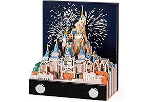 3D Castle Memo Pad Paper Craft DIY Non-Sticky Notepad Post Notes Office...