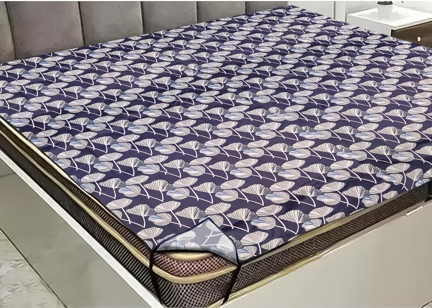 KANUSHI Industries® Bed Mattresses Protectors (DOUBLE-BED-SHEET-NW-NEW-29)-image-22