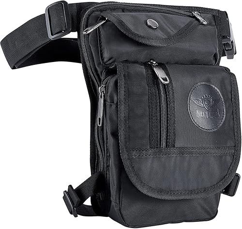 Bolsa de pierna caída, bolsa de muslo para mujeres y hombres, bolsa táctica para piernas, bolsa de muslo, riñonera de muslo para motocicleta, bolsa