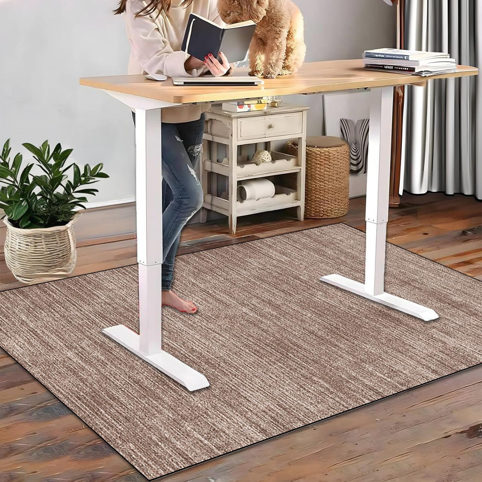 Tapis Chaise Bureau Antidérapant Tapis Protections Sol Chaise Bureau 160 x 180 cm Tapis de Chaise Gaming pour Sol Dur Planchers Carrelage et Parquet Tapis de Sol Gamer Tapis pour Fauteuil