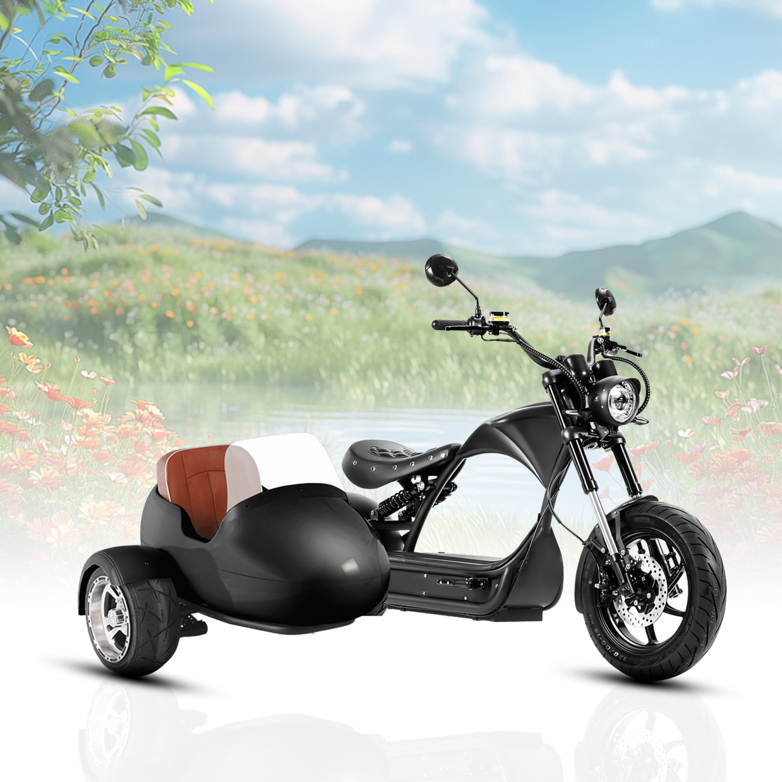 eAhora M1P Pro 4000W 50MPH 55 Miles Long Range Electric Motorcycle for Adults, 60V 42AH Battery Dual Battery 110 Miles Hydraulic Brake Street Legal Electric Motorcycle