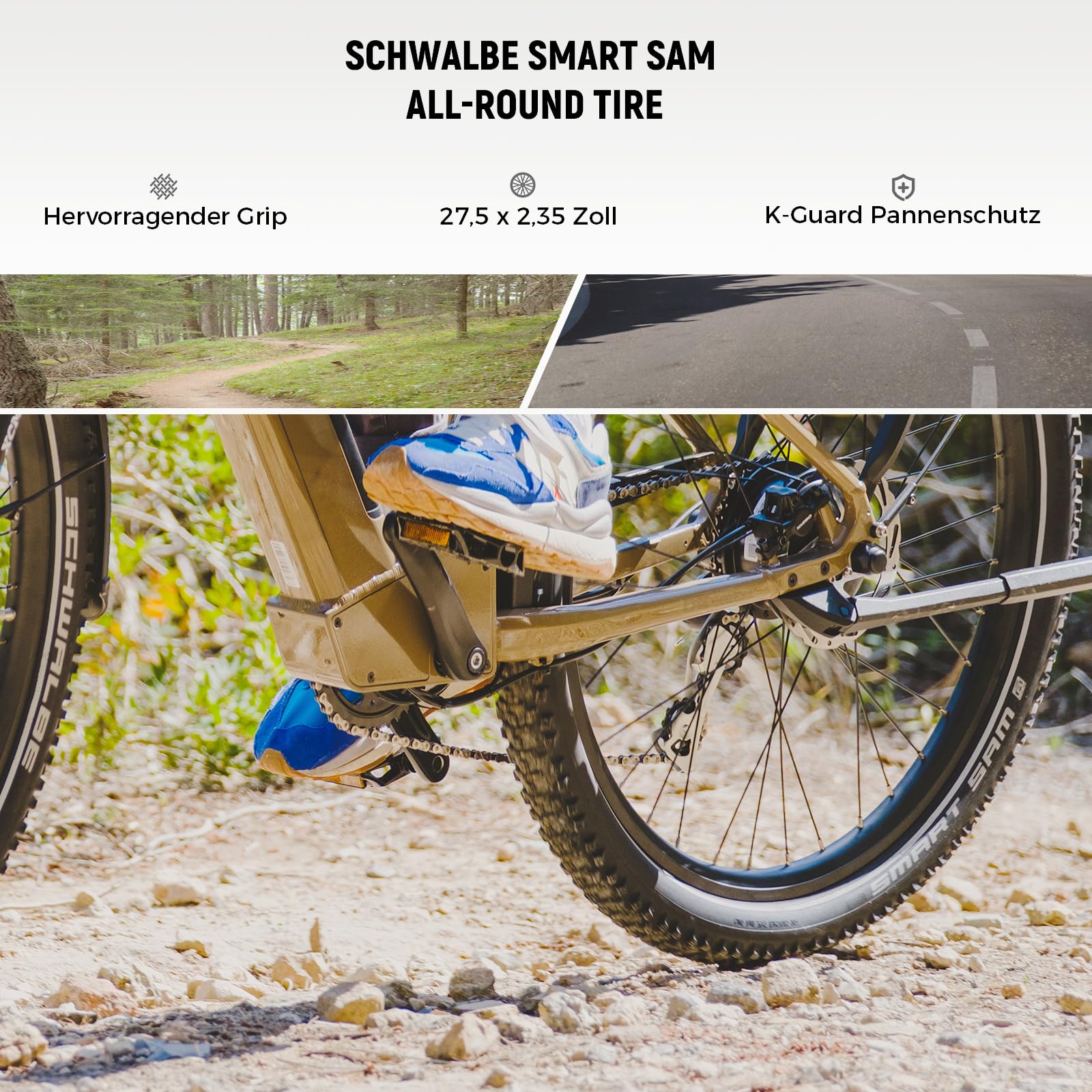 DERUIZ Marble SUV Vélo électrique 27,5" 644 Wh capteur de couple freins hydrauliques dérailleur 8 vitesses tout-terrain