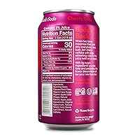 Vista 2 de POPPI Soda prebiótica espumosa, bebidas con vinagre de sidra de manzana, agua con gas y jugo de frutas, Cherry Cola, 12 oz (paquete de 12)