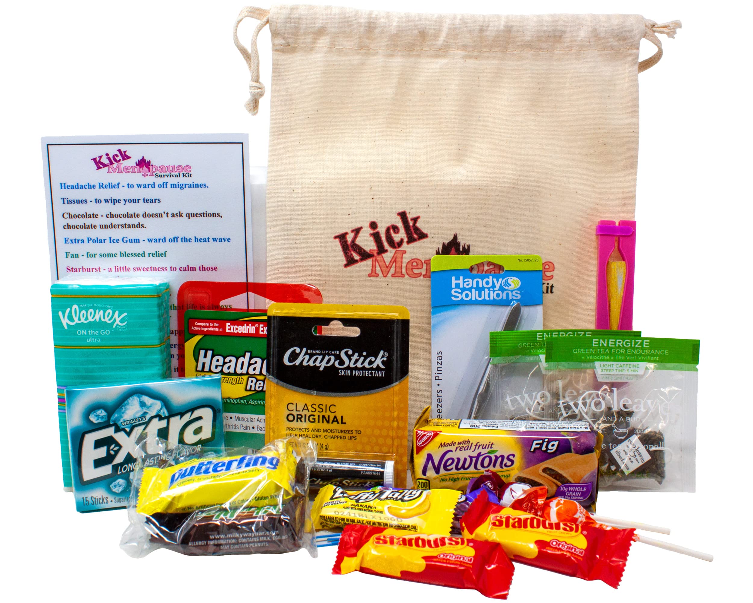 Amazon.com: AROUND THE CLOCK GIFTS Kick Menopause with This Funny Survival  Kit | Hilarious Birthday or Gag Gift : Grocery & Gourmet Food