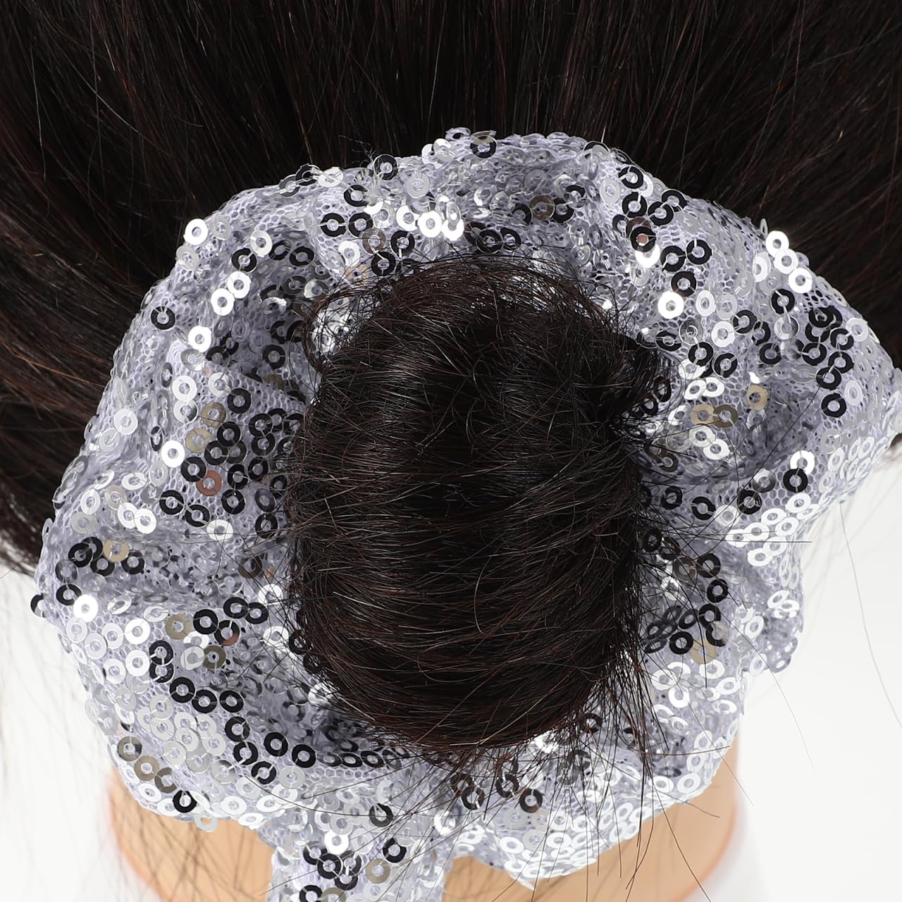 5 fasce per capelli glitterate con paillette, fascia regolabile, sottile ed elastica, copricapo per capelli anni '20, accessori, costume, carnevale, feste a tema per donne e ragazze