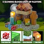 1 Blocs magnétiques de pouce Ensemble de blocs de construction, 120Pcs Les blocs magnétiques s'allument 3D Blocs de construction magnétique pour les enfants Garçons Filles Noël Cadeaux d'anniversaire, Constructions d'aimant Stacking Sensory STEM Jouets