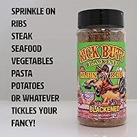 Vista 2 de Kick Butt Gourmet Condimento Cajún Agitador de Especias - Condimento Cajún Picante para Frotar (7 oz) - Usar para Condimento Criollo