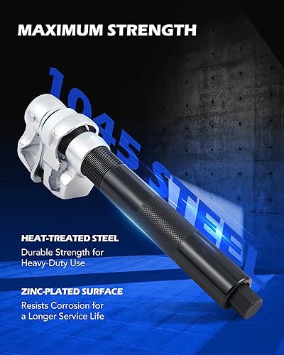 Miniatura 7 de Orion Motor Tech Juego de 2 herramientas de compresor de resorte helicoidal, herramienta de compresor de puntal de 2200 libras para sedán, SUV,
