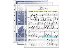 Essential Choral Binder Enhancer: Heavyweight Music Folder Sleeves