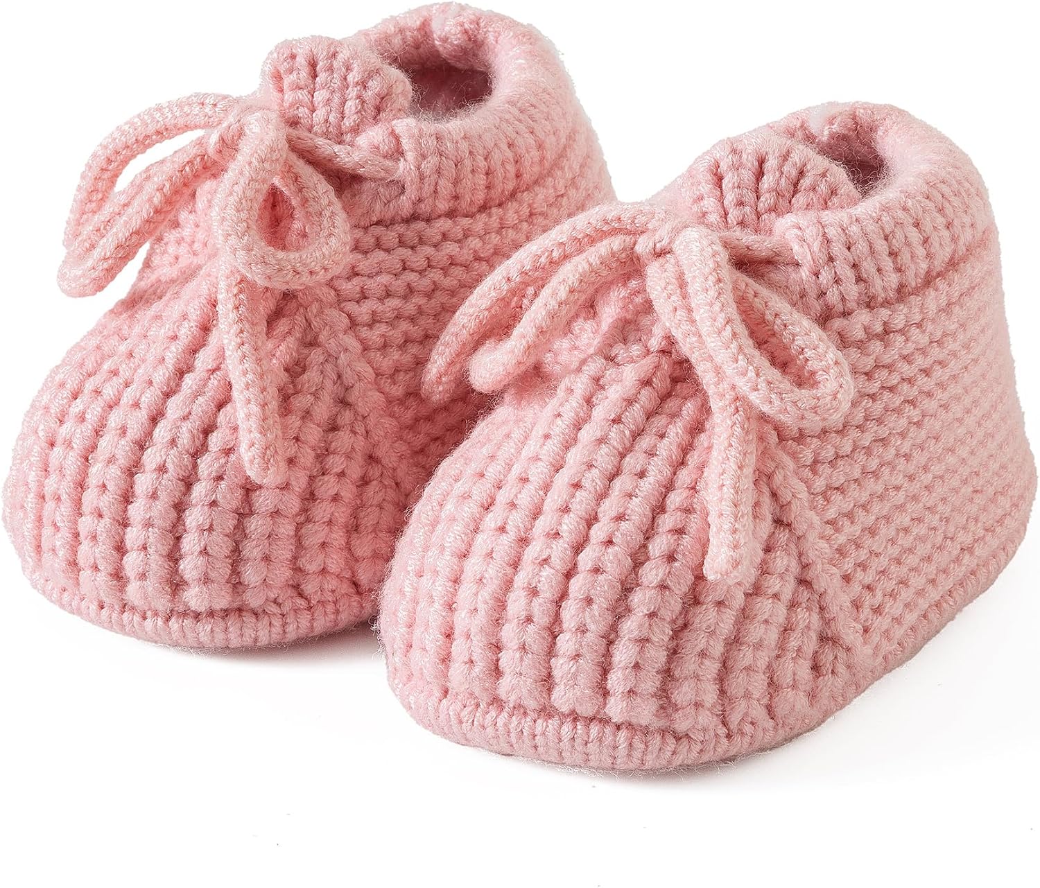 Jastore Baby Boys Girls Knit Shoes Newborns Baby Booties Soft Warm First Walking Shoes for Infant