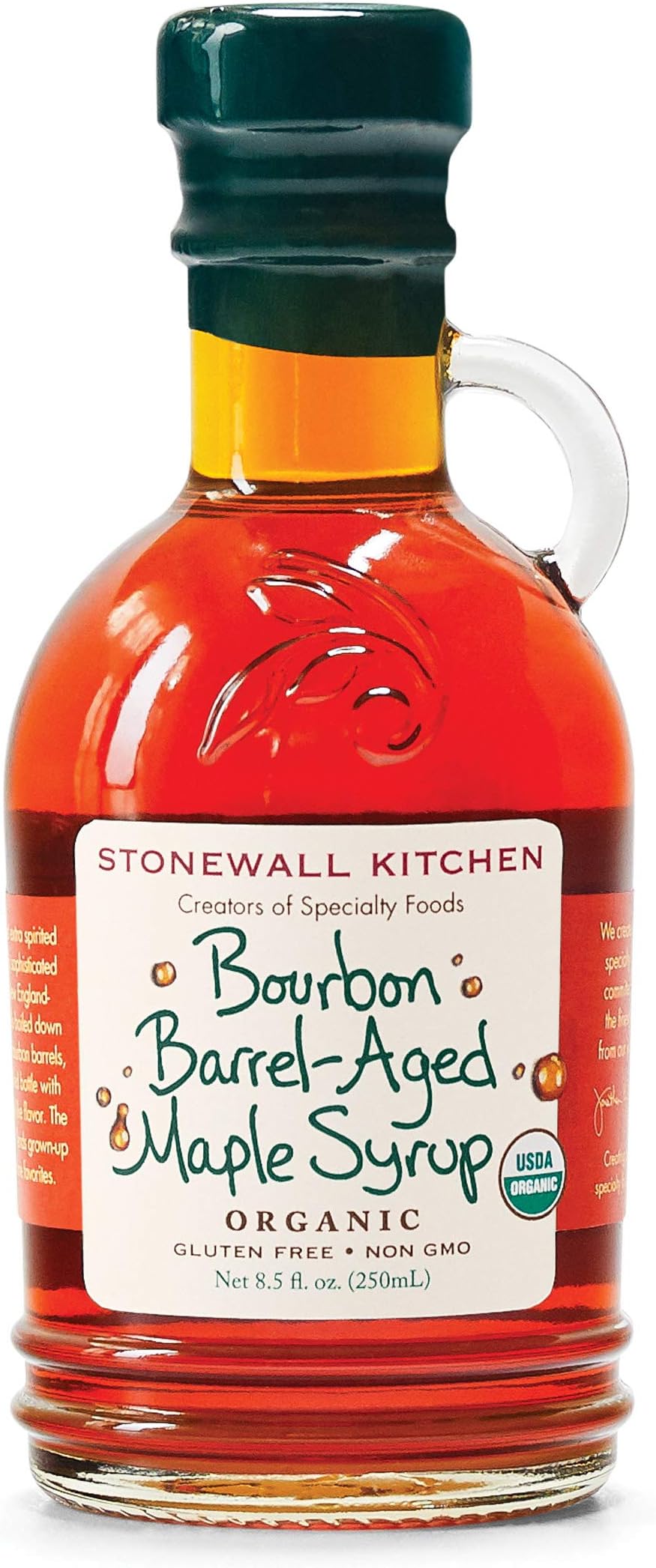 Stonewall Kitchen Organic Bourbon Barrel-Aged Maple Syrup, 8.5 OuncesUSDA Organic