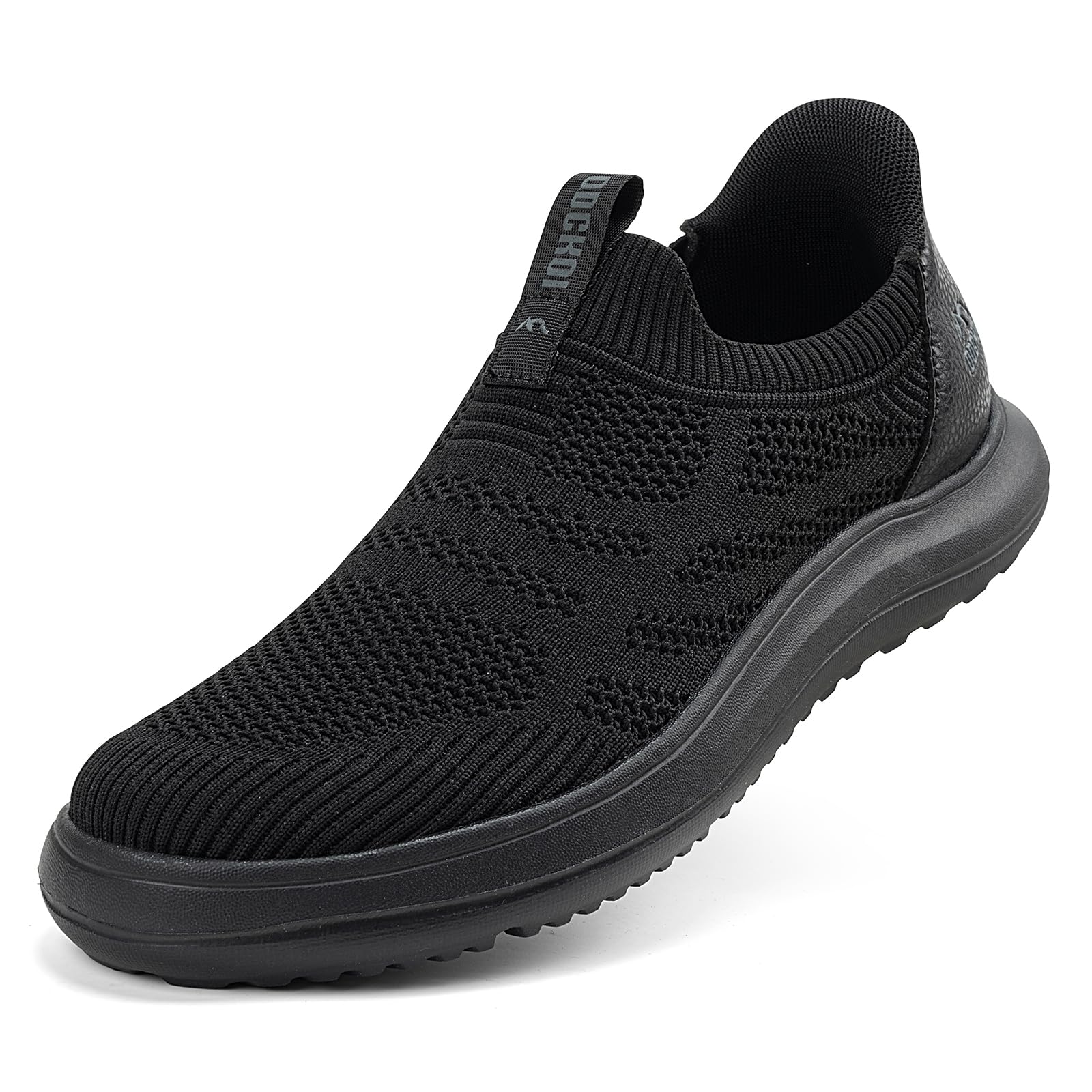 ODCKOI Slip on Sneaker Herren - Leichte Schlupfschuhe Atmungsaktive Sportschuhe Ohne Schnürsenkel Leichtgewicht Turnschuhe Mesh Casual Bequem Freizeitschuhe