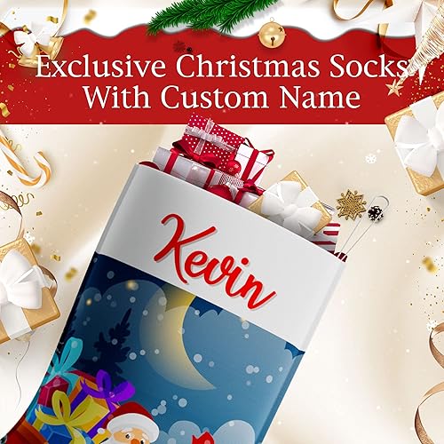 Differ More Medias de Navidad personalizadas para niños adornos de Navidad medias de Navidad personalizadas para el hogar fiestas familiares árboles Differ More Medias de Navidad personalizadas para niños adornos de Navidad medias de Navidad personalizadas para el hogar fiestas familiares árboles