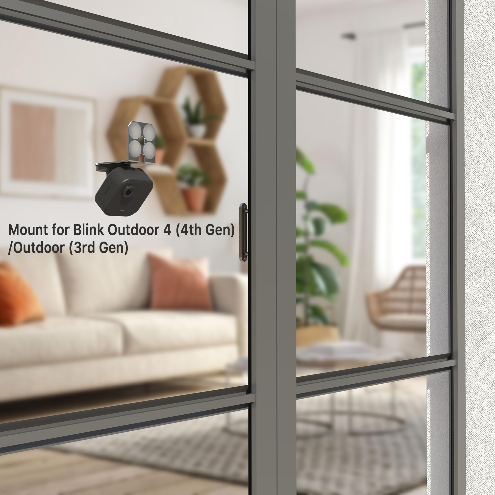 Window Mount Security Camera Inside Window Blink Wall Mount TEKCAM