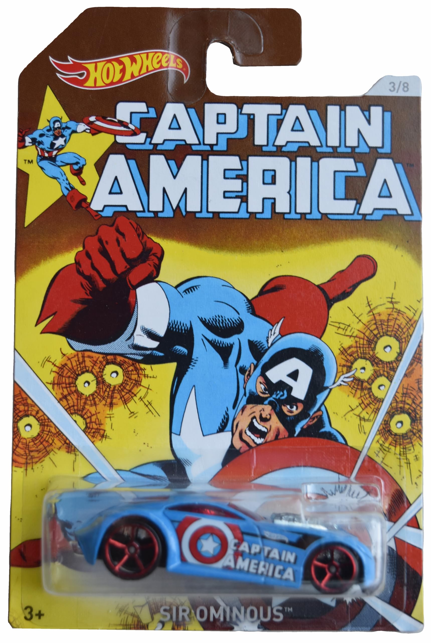 Amazon.com: Hot Wheels Sir Ominous, Blue 3/8 Captain America