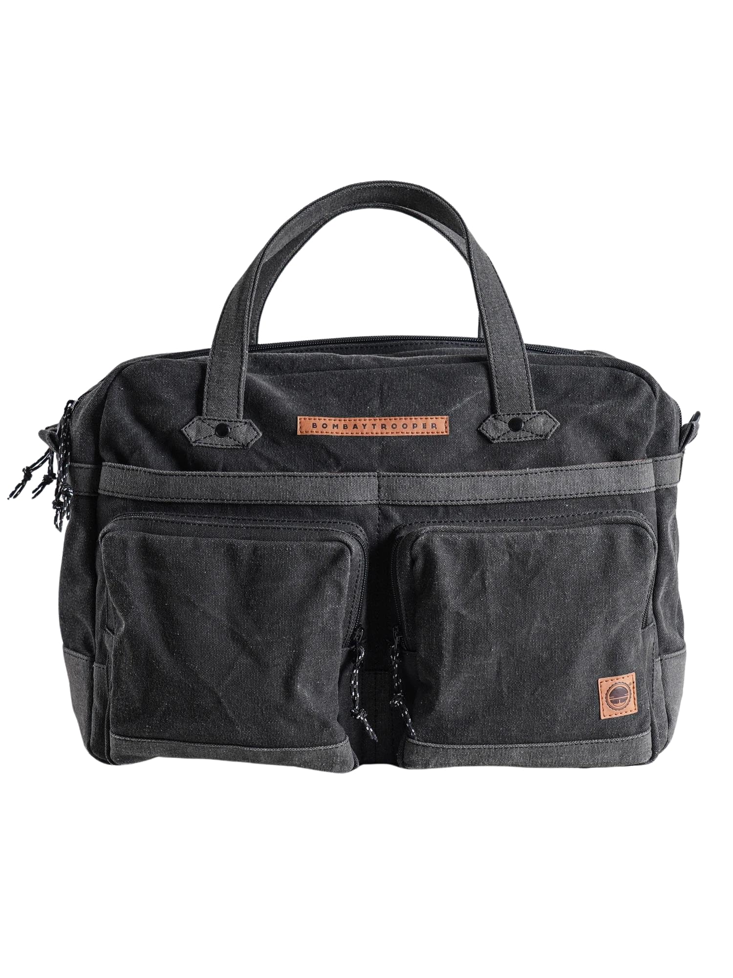 Bombay Trooper Whiskey Messenger: Sustainable Upcycled Canvas Laptop Bag for Men & Women | Eco-Friendly & Stylish Laptop Backpack